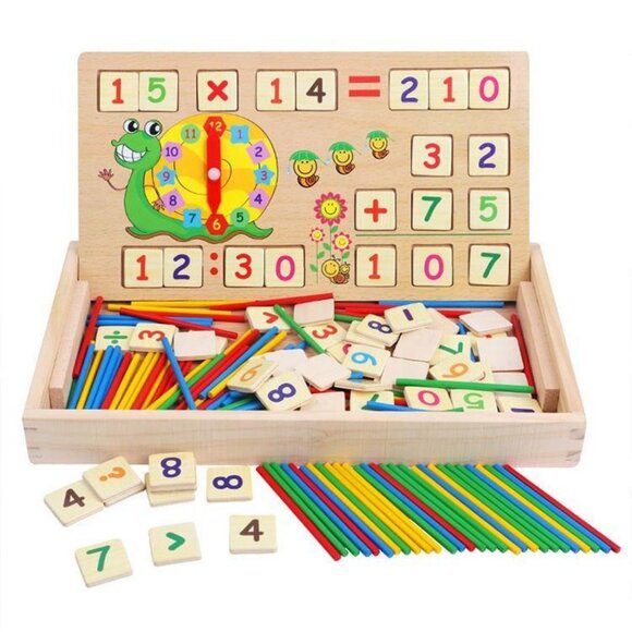 Montessori Baby Math Teaching Aids Multifunctional Math Operationtoy1Pack(8 Pcs) - Picture 7 of 9